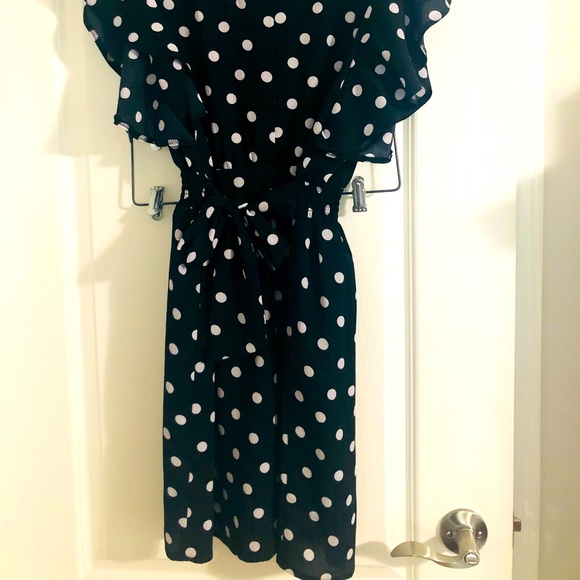 Black and white poka dot dress - Picture 2 of 2